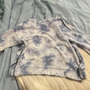Blue Tie-Dye Sweatshirt